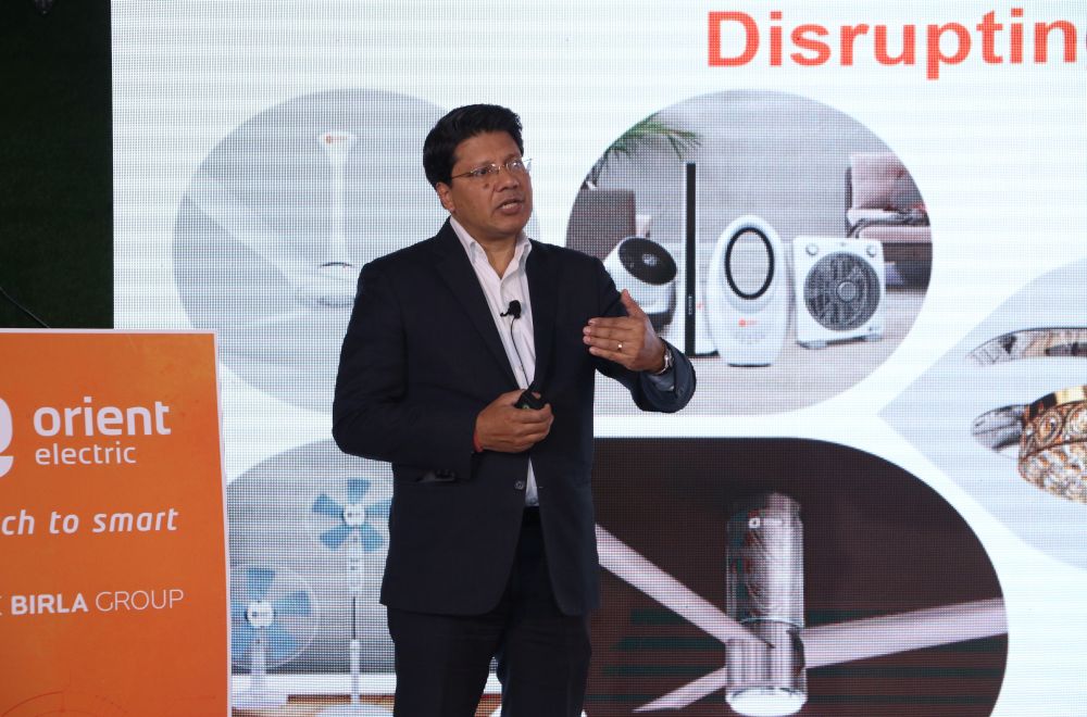 Press launch of Orient Electric's energy saving i-Series fans