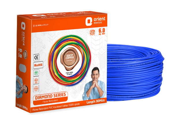 Orient Electric Wires : Diamond Series 6mm