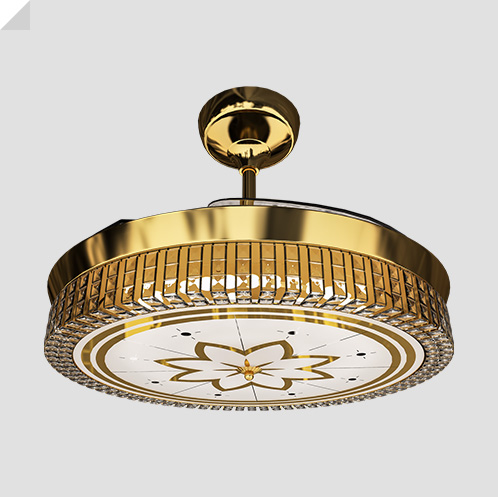 Eleganza EZ-01 luxury chandelier fan