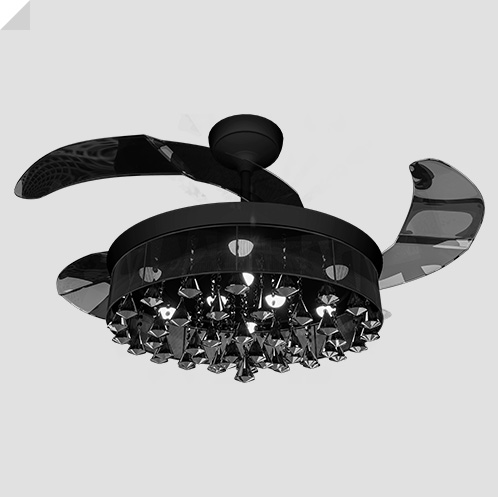 Eleganza EZ-03 luxury chandelier fan