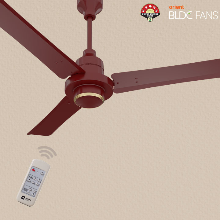 Orient Ecotech Supreme BLDC Ceiling Fan - Brown
