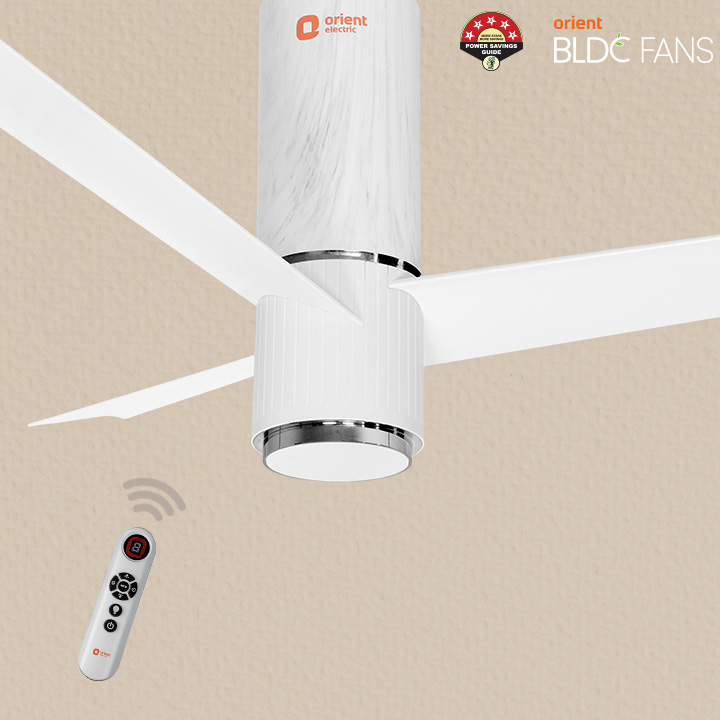 Orient Aeroslim BLDC Ceiling Fan - Marble White