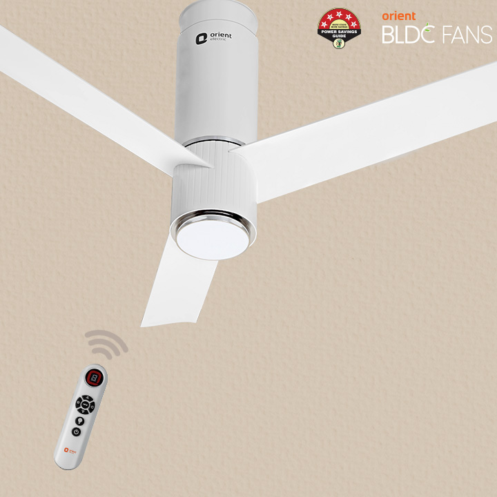 Orient Aeroslim BLDC Ceiling Fan - White